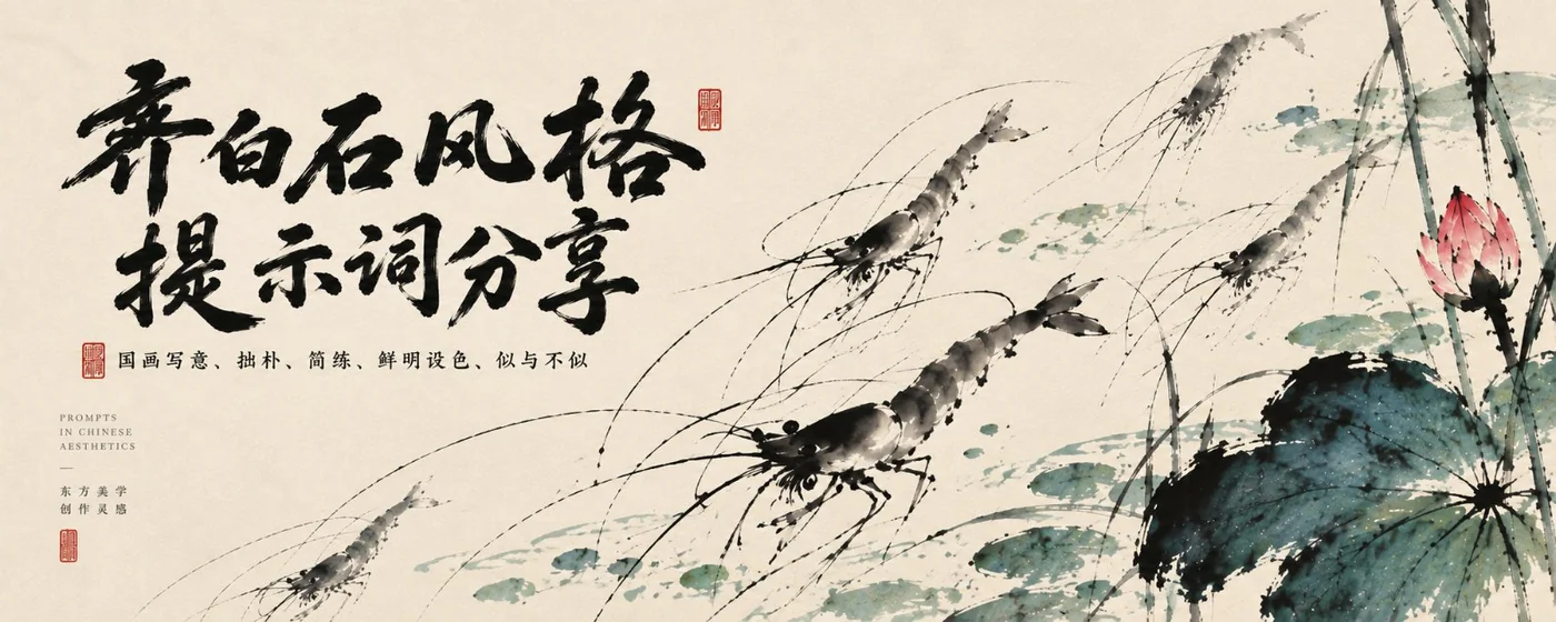 Master Qi Baishi Chinese Freehand Ink Art