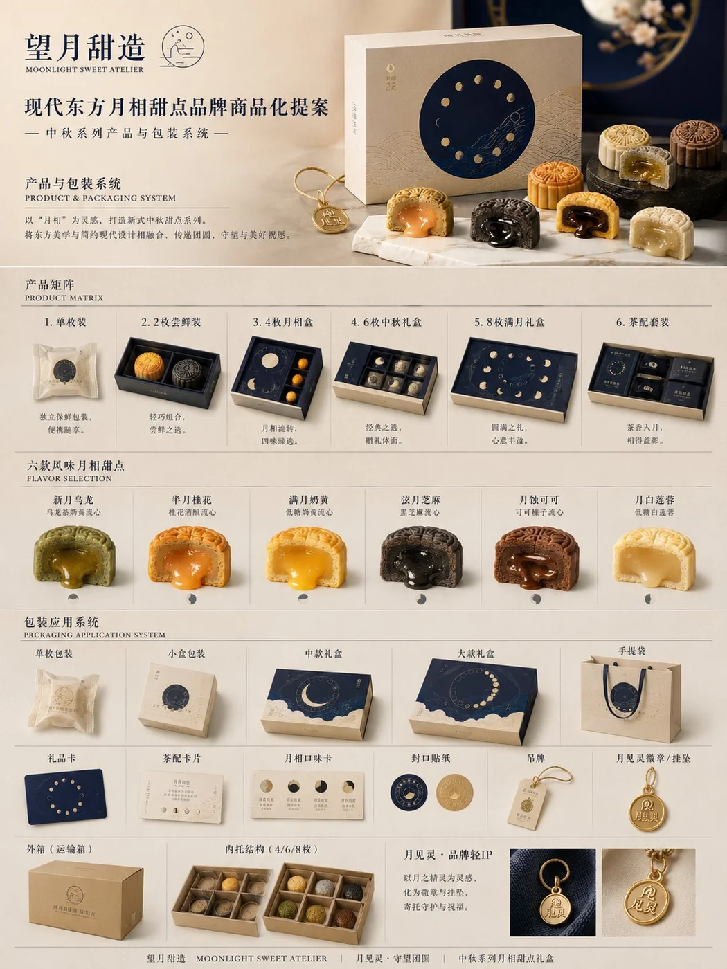 Moonlight Sweet Atelier · Brand Identity & IP Board